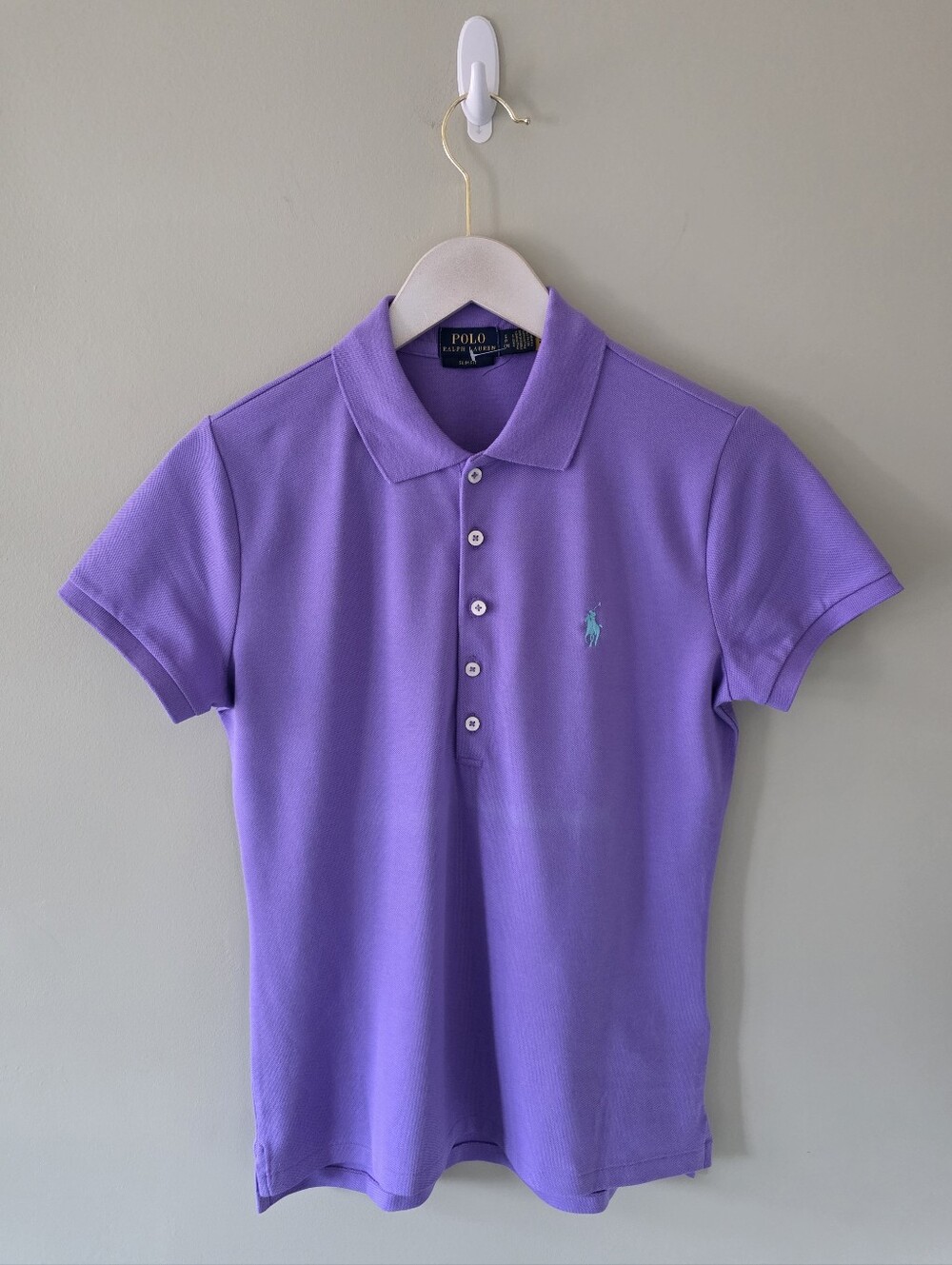 NWOT Polo Ralph Lauren S Old Money Quiet Luxury Country Club Preppy Slim Polo - Picture 2 of 14